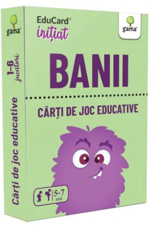 Banii. EduCard initiat. Carti de joc educative