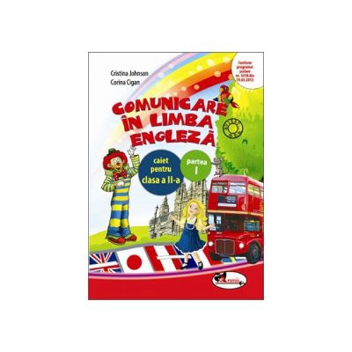 Caiet limba engleza semestrul 1, clasa a 2-a