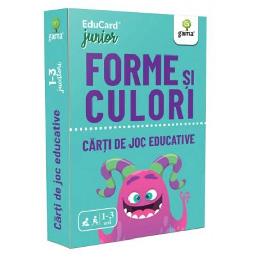 Forme si culori. EduCard Junior. Carti de joc educative