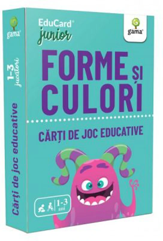 Forme si culori. EduCard Junior. Carti de joc educative