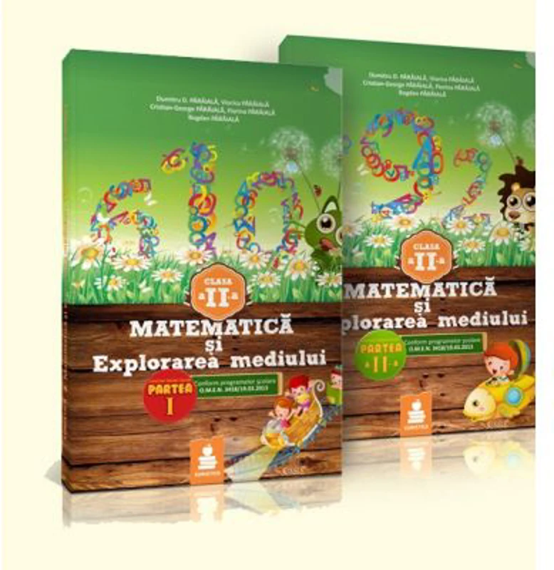 Matematica si explorarea mediului. Auxiliar clasa a 2-a (pachet partea 1+2)