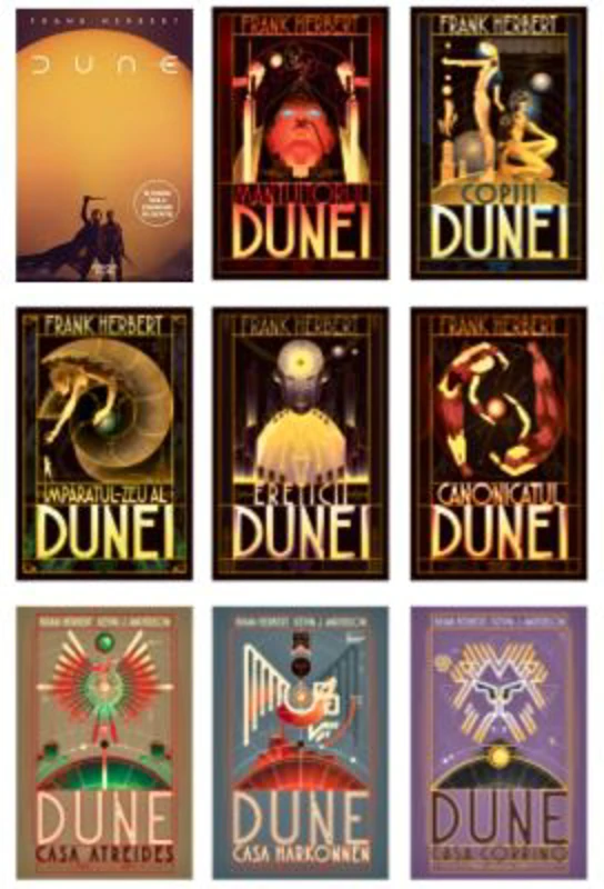 Pachet 9 volume Universul Dune - Frank Herbert, Kevin J. Anderson