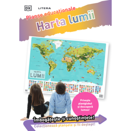 Harta lumii. Planse educationale