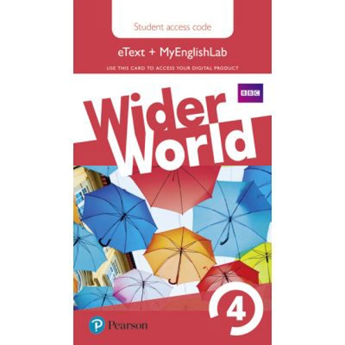 Wider World Level 4 MyEnglishLab &amp; Students' eText Access Card