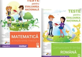 Set Teste de matematica si limba romana pentru Evaluarea Nationala de clasa a 2-a - Mirela Mihaescu