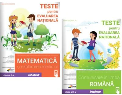 Set Teste de matematica si limba romana pentru Evaluarea Nationala de clasa a 2-a - Mirela Mihaescu