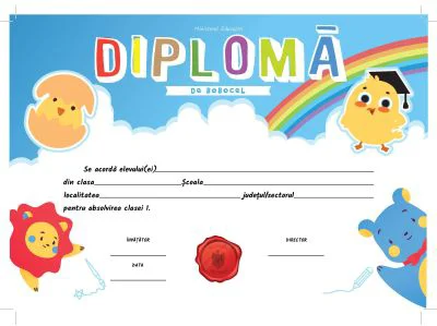 Diploma de absolvire a clasei I (DZC01)