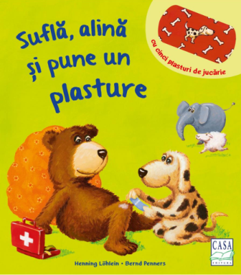 Sufla, alina si pune un plasture - cu 5 plasturi de jucarie
