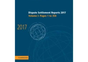 Dispute Settlement Reports 2017: Volume 1