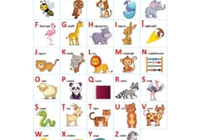 Alfabetul. Plansa A4