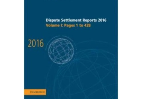 Dispute Settlement Reports 2016: Volume 1