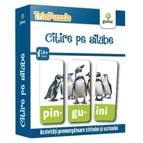 Citire pe silabe. TrioPuzzle 2020