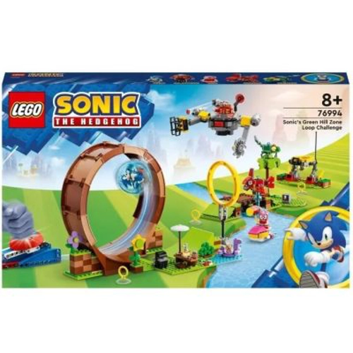 LEGO Sonic the Hedgehog. Provocarea cu bucla a lui Sonic din zona Green Hill 76994, 802 piese