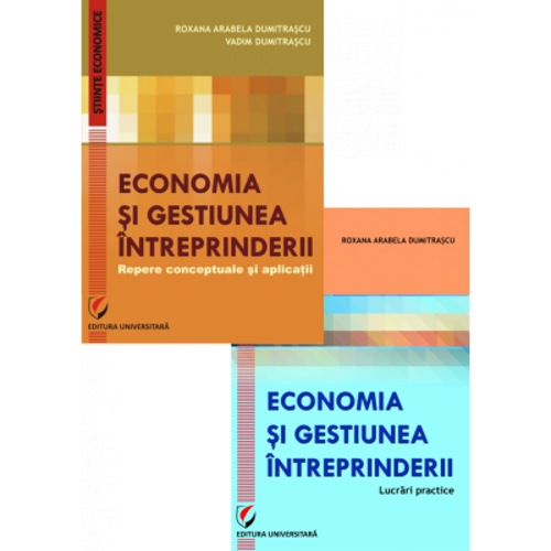 Set: Economia si gestiunea intreprinderii. Repere conceptuale si aplicatii + Economia si gestiunea intreprinderii. Lucrari practice - Vadim Dumitrascu