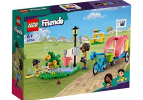 LEGO Friends. Bicicleta pentru salvarea cainilor 41738, 125 piese