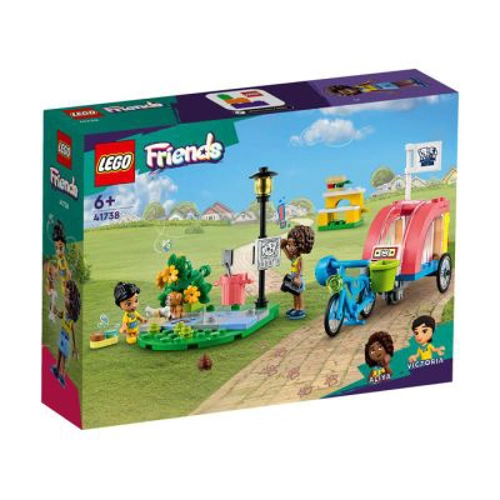 LEGO Friends. Bicicleta pentru salvarea cainilor 41738, 125 piese