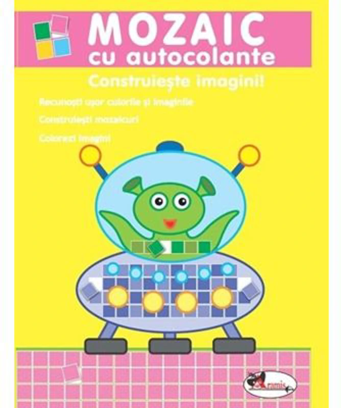 Mozaic cu autocolante - Construieste imagini