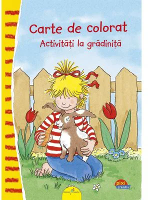 PIXI CREATIV. Carte de colorat: Activitati la gradinita - Uli Velte