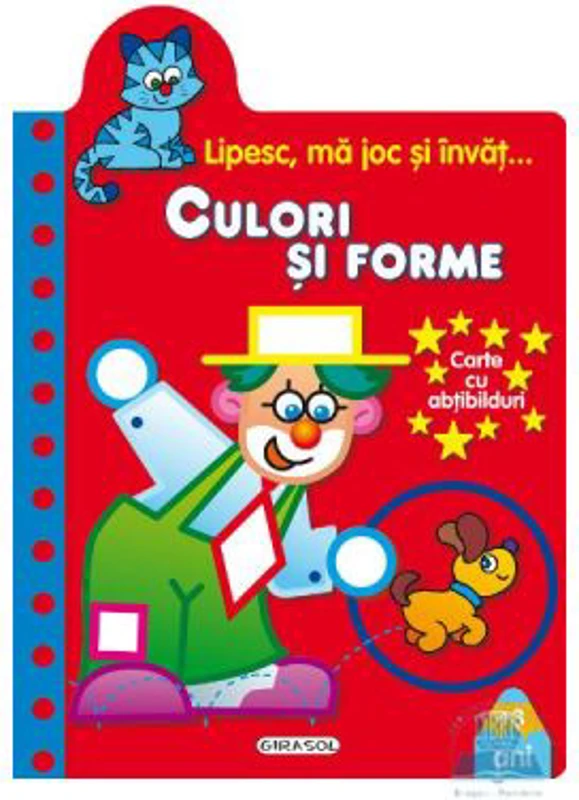 Lipesc, ma joc si invat. Culori si forme. Carte cu abtibilduri