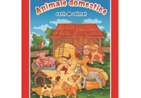Animale domestice. Carte de colorat