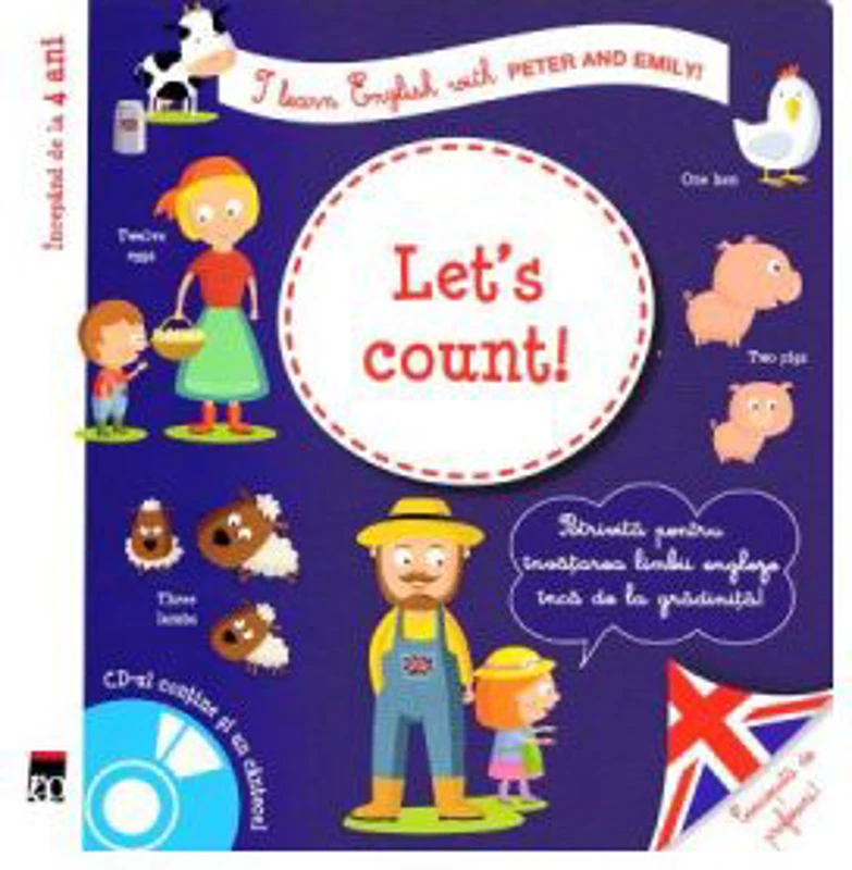 Let's count! + CD - I learn English with Peter and Emily - Larousse