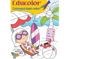 Coloreaza dupa coduri. Vara - Cecile Marbehant