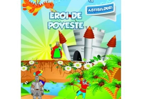 Carte de colorat cu abtibilduri. Eroi de poveste