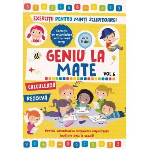 Geniu la mate Vol. 6: Exercitii pentru minti sclipitoare