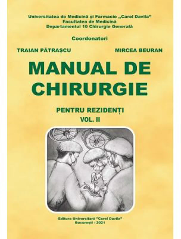 Manual de chirurgie pentru rezidenti, volumul 2