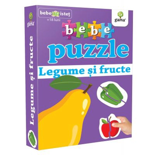 Legume si fructe. Colectia Bebe Puzzle