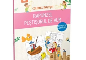 Colorez povesti. Rapunzel. Pestisorul de aur
