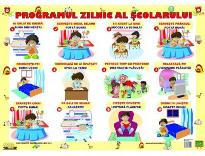 Programul zilnic al scolarului