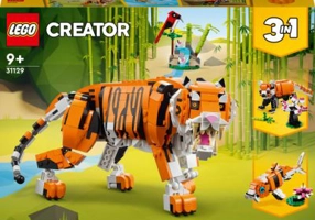LEGO Creator 3 in 1 Tigru maiestuos 31129, 755 piese