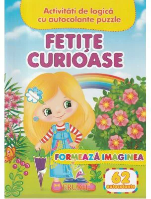 Fetite curioase-Formeaza imaginea + 62 autocolante