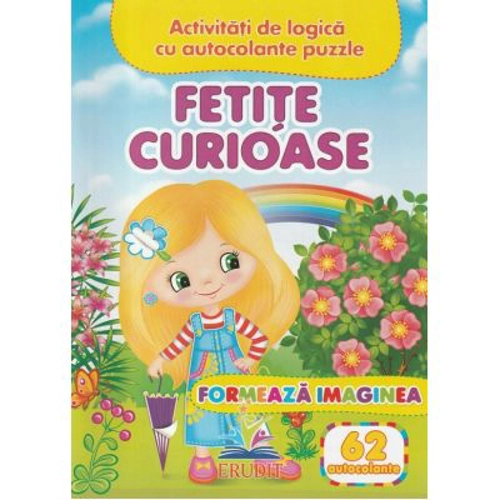 Fetite curioase-Formeaza imaginea + 62 autocolante