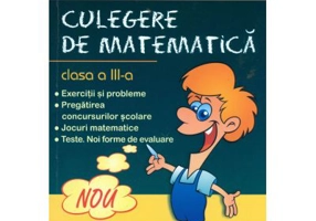 Culegere de matematica Clasa a 3-a - Liliana Diaconescu