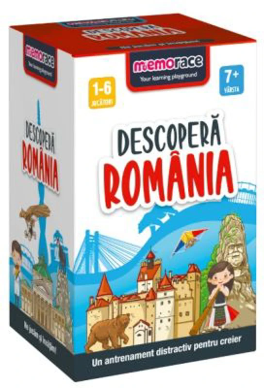 Joc educativ MemoRace Descopera Romania
