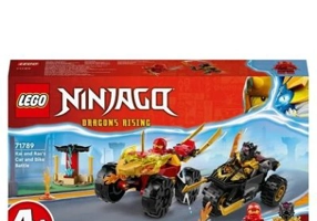LEGO NINJAGO. Masina lui Kai si motocicleta lui Ras 71789, 103 piese
