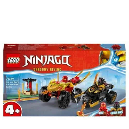 LEGO NINJAGO. Masina lui Kai si motocicleta lui Ras 71789, 103 piese