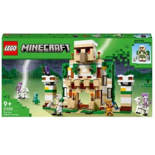 LEGO Minecraft. Fortareata Golemul de fier 21250, 868 piese