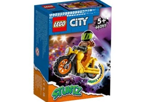 LEGO City. Motocicleta de cascadorie pentru impact 60297, 12 piese