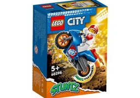 LEGO City. Motocicleta de cascadorie-racheta 60298, 14 piese