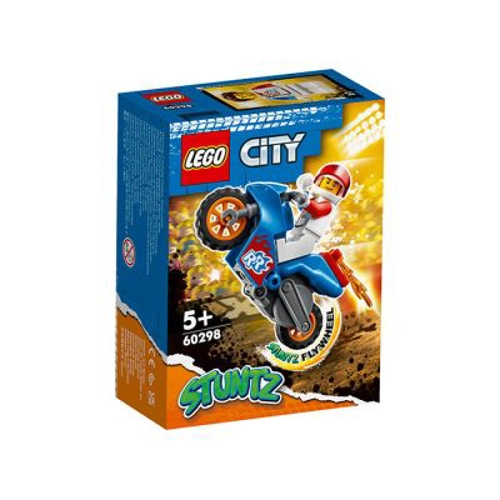 LEGO City. Motocicleta de cascadorie-racheta 60298, 14 piese