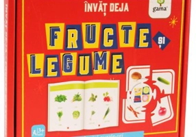Invat deja fructe si legume. 8 mini-puzzle-uri