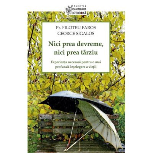 Nici prea devreme, nici prea tarziu. Experienta necesara pentru o mai profunda intelegere a vietii - pr. Filotheu Faros