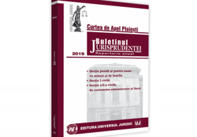 Buletinul jurisprudentei Curtea de Apel Ploiesti 2019