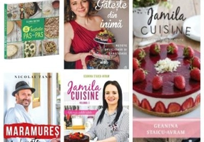 Pachet format din 5 titluri Jamila Cuisine Carte de bucate, Cele mai iubite retete, Gateste din inima - Geanina Staicu Avram, Denisa Ratulea