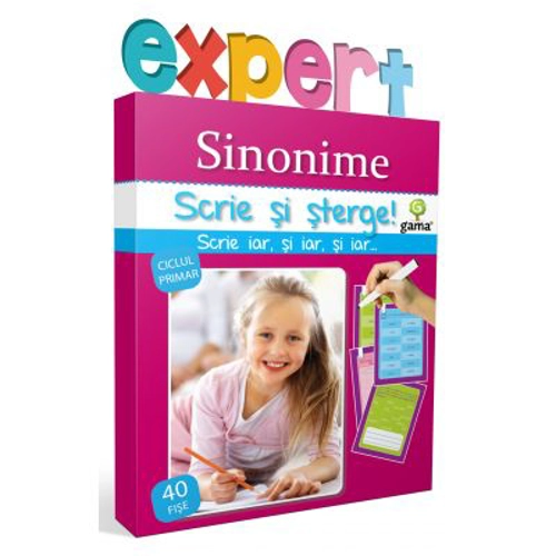 Scrie si sterge! Expert Limba romana ciclul primar. Sinonime