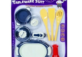 Ustensile bucatarie, pe blister, 9 piese