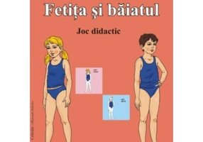 Fetita si baiatul, joc didactic. Mapa educativa - Viorica Preda